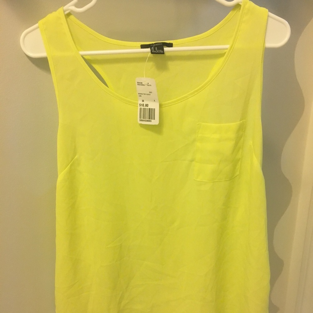 neon tank top